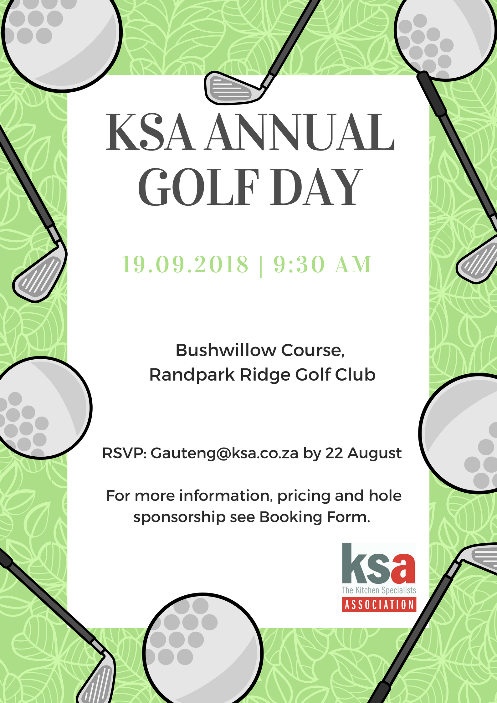 KSA Gauteng Golf Day